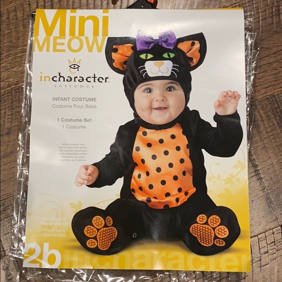 in character Other - Infant Halloween Cat Costume